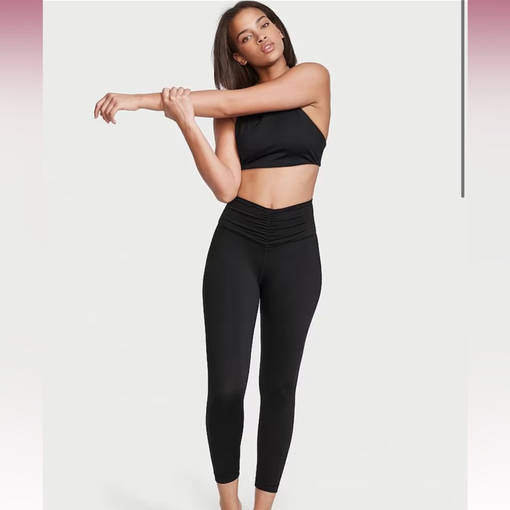 Victorias Secret Ruched Front Cover Leggings